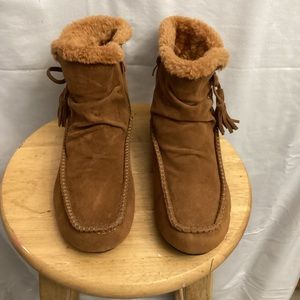 Kali Tassel Moccasin Ankle Boots